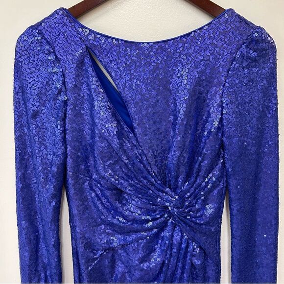 Tadashi Shoji Sousa Draped Sequin Dress Size XS - Picture 3 of 9